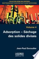 Adsorption – Séchage des solides divisés