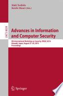 Advances in Information and Computer Security