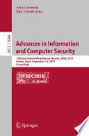 Advances in Information and Computer Security