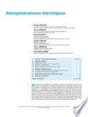 Aerogenerateurs Electriques