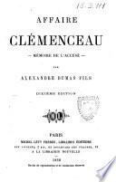 Affaire Clemenceau memoire de l'accuse