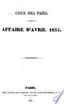 Affaire d'avril 1834