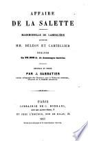 Affaire de La Salette