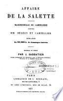 Affaire de la Salette