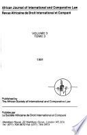 African Journal of International and Comparative Law