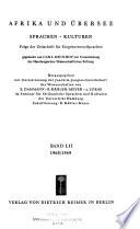 Afrika und Übersee