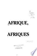 Afrique, Afriques