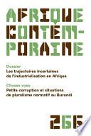 Afrique contemporaine n° 266