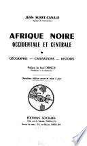 Afrique noire occidentale et centrale