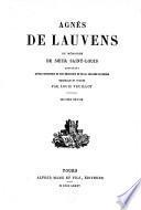 Agnès de Lauvens, ou: Mémoires de soeur Saint-Louis