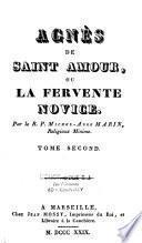 Agnès de Saint Amour, ou la fervente novice