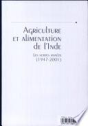 Agriculture et alimentation de l'Inde