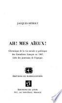 Ah! mes aïeux