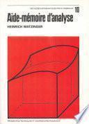 Aide-mémoire d'analyse