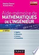 Aide-mémoire de mathématiques de l'ingénieur - 3ème édition