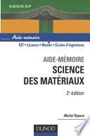 Aide-Mémoire de Science des Matériaux