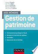 Aide-mémoire - Gestion de patrimoine