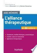 Aide-Mémoire - L'alliance thérapeutique