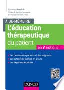 Aide-mémoire. L'éducation thérapeutique du patient