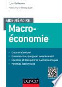 Aide-mémoire - Macroéconomie
