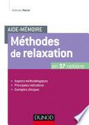 Aide-mémoire - Méthodes de relaxation