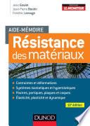 Aide-mémoire - Résistance des matériaux - 10e éd.