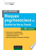 Aide-mémoire - Risques psychosociaux et qualité de vie au travail