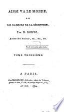 Ainsi va le monde ou les dangers de la seduction