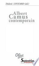 Albert Camus contemporain