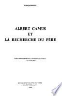 Albert Camus et la recherche du père