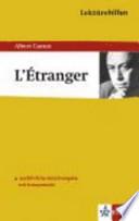 Albert Camus, L'étranger