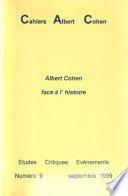 Albert Cohen face à l'histoire
