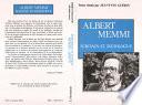 Albert Memmi - Ecrivain et sociologue