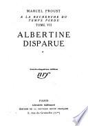Albertine disparu ...