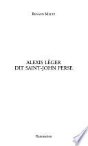 Alexis Léger dit Saint-John Perse