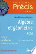 Algèbre et géométrie PCSI