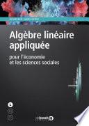 Algèbre linéaire appliquée pour l'économie et les sciences sociales