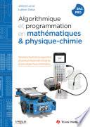 Algorithmique et programmation en mathématiques & physique-chimie Bac Pro