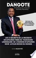 Aliko Dangote les 21 Secrets de la Reussite en Affaires