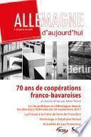 Allemagne d'aujourd'hui, n°223/janvier-mars 2018