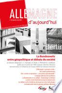 Allemagne d'aujourd'hui, n° 235/janvier-mars 2021