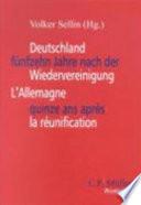 Allemagne quinze ans après la réunification