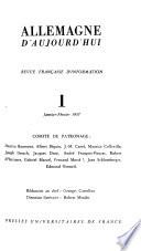 Allemagnes d'aujourd'hui