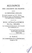 Alliance des Jacobins de France avec le ministère anglais
