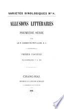 Allusions littéraires, première série