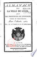 Almanach civil, politique et littéraire de Lyon et du département de Rhône