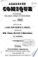 Almanach comique, pittoresque, drolatique, critique et charivarique