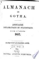 Almanach De Gotha Pour L' Année ...