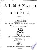 Almanach De Gotha Pour L' Année ...