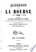 Almanach de la Bourse ...